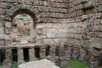 Hypokaustengewölbe in Perge