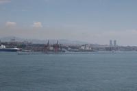 Blick zum Hafen von Istanbul