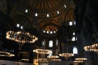 Gronleuchter in der Hagia Sophia