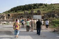 Reisegäste in Ephesus