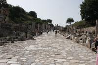 Straße in der Ausgrabungsstätte Ephesus