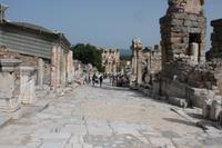 Blick auf die Bibliothek von Ephesus