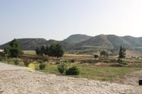 Blick in die Berge von Hierapolis