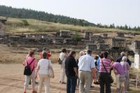Reisegruppe in Hierapolis