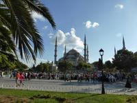 Blick auf die Blaue Moschee