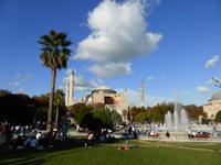 Blick auf die Hagia Sophia