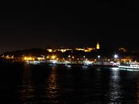 Blick auf den beleuchteten Topkapi-Palast