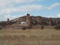 Reisegäste vor dem Löwenfelsen