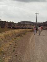 Auf dem Weg zum Löwenfelsen
