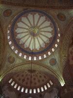 Kuppel und Deckendekoration der Blauen Moschee