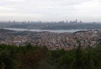 Blick vom Tannenhügel, dem höchsten Punkt Istanbuls