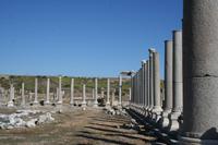 Tempelruine in Perge