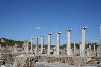 Tempelruine in Perge