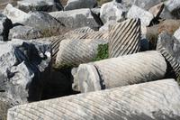 Säulenreste in Perge