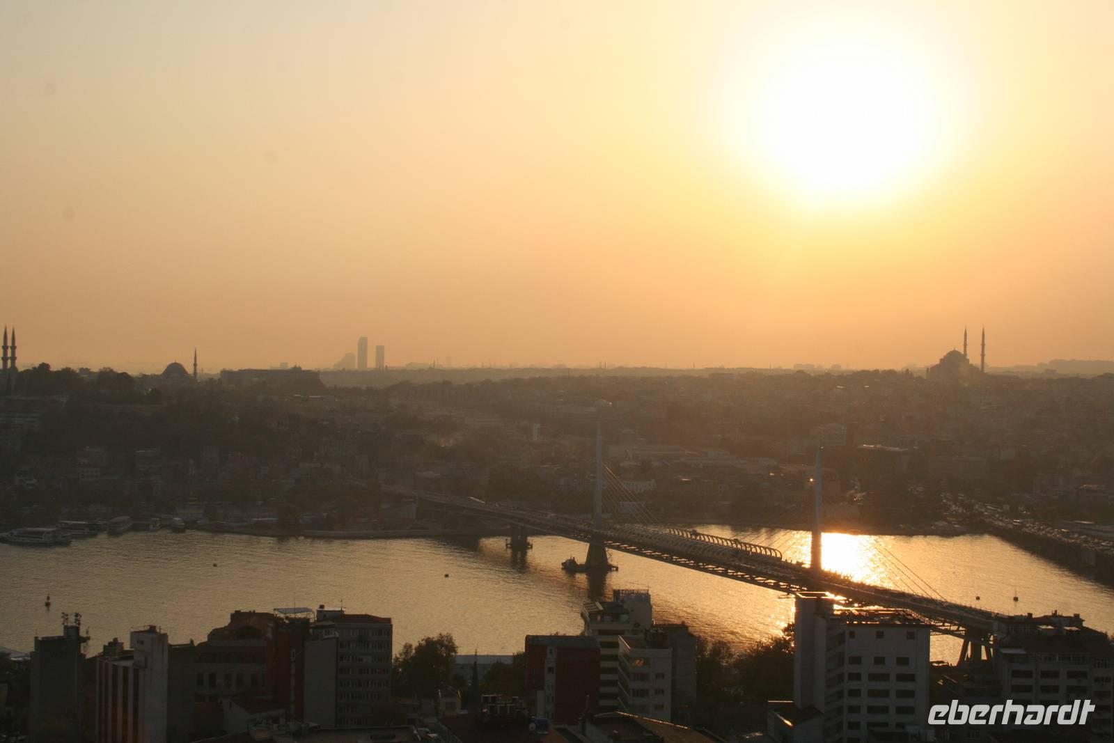 Istanbul von oben auf dem Galata-Turm