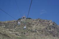 Auffahrt mit der Seilbahn zur Akropolis in Pergamon