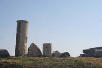 Säulenreste in Pergamon