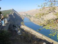 Euphrat hinter dem Atatürk-Staudamm