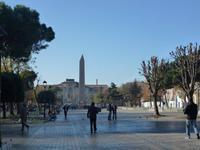 Blick auf den Ägyptischen Obelisk 