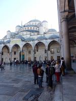 Unsere Gruppe an der Blauen Moschee in Istanbul