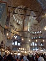 In der Blauen Moschee in Istanbul