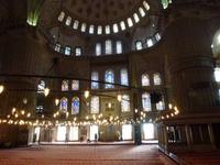 In der Blauen Moschee in Istanbul