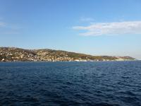 Blick vom Schiff auf den Bosporus