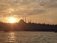 Hagia Sophia bei Sonnenuntergang