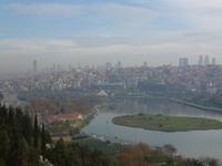 Blick vom Aussichtsberg Pierre Loti auf Istanbul