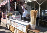 Eisverkäufer auf der Prinzeninsel Büyükada, Istanbul