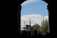 Blick auf die Blaue Moschee