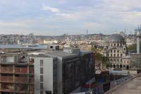 Blick von der Dachterasse des Hotels