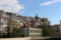 Blick von der Dachterasse des Hotels