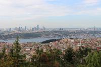 Blick auf Istanbul vom Tannenhügel
