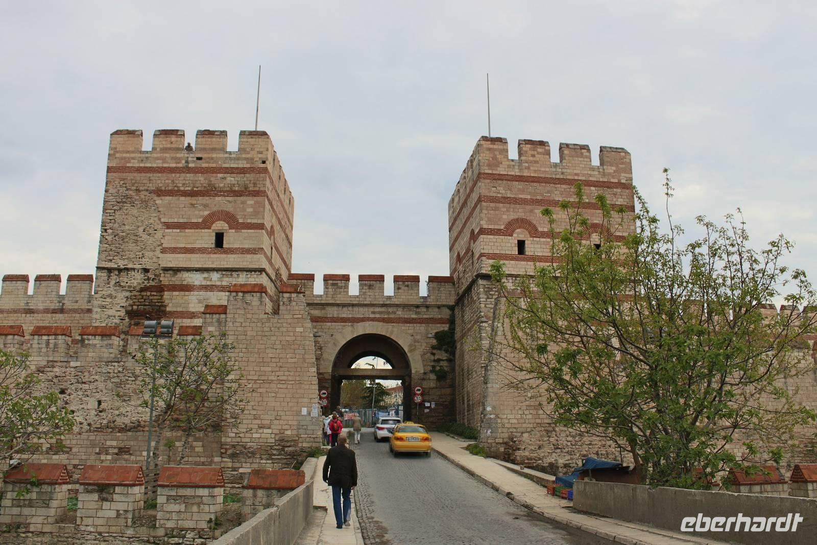 Blick auf die Stadtmauern 