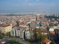 Blick vom Uhrenturm über Bursa