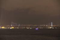 Bosporusbrücke Istanbul bei Nacht