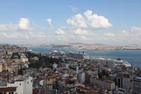 Blick vom Galataturm auf Istanbul