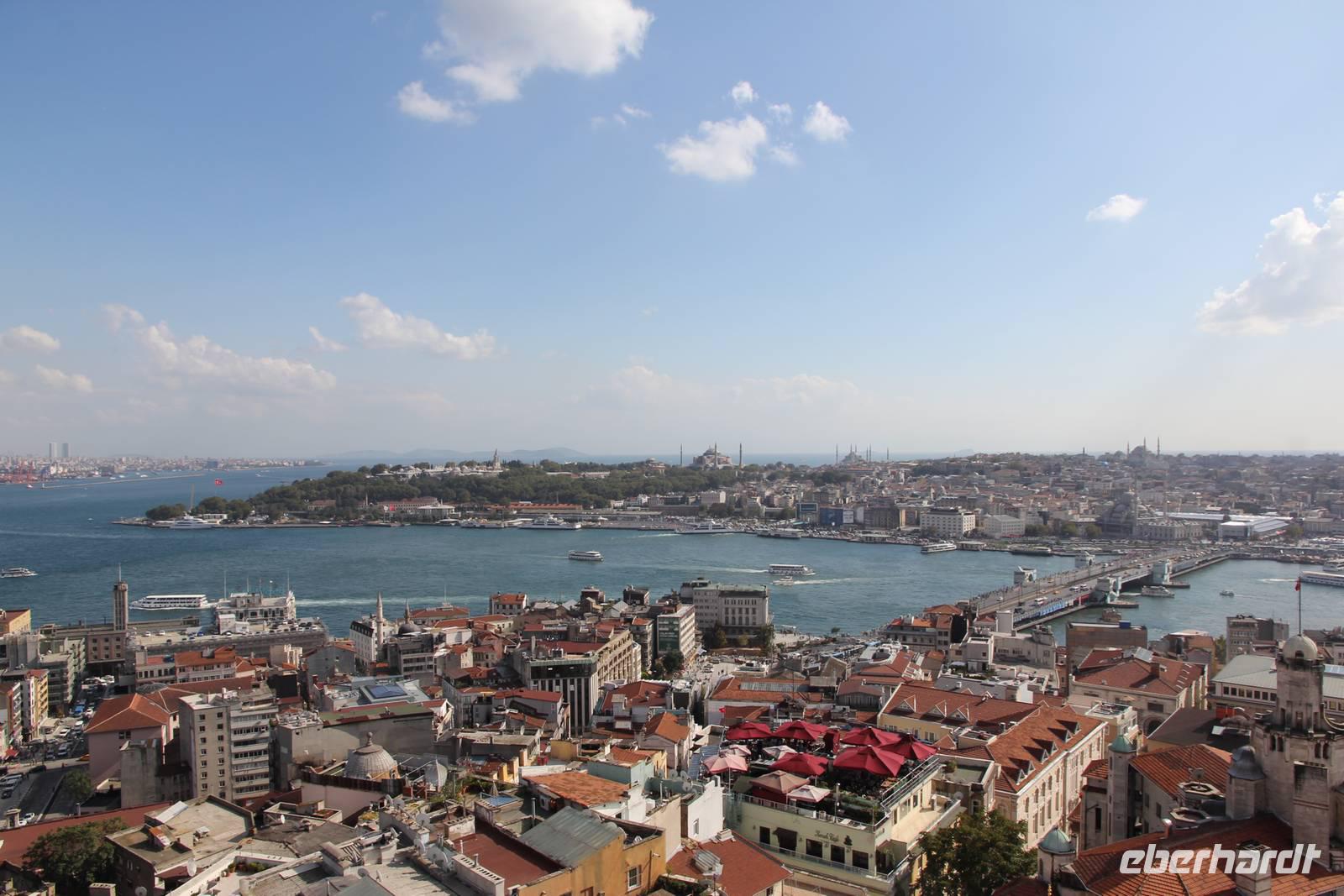 Ausblick auf Istanbul vom Galataturm 