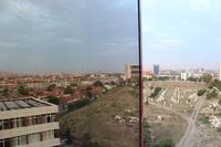 Blick über Ankara und auf das Antike römische Bad