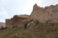 Ehemalige Behausungen im Çat-Tal - Kappadokien