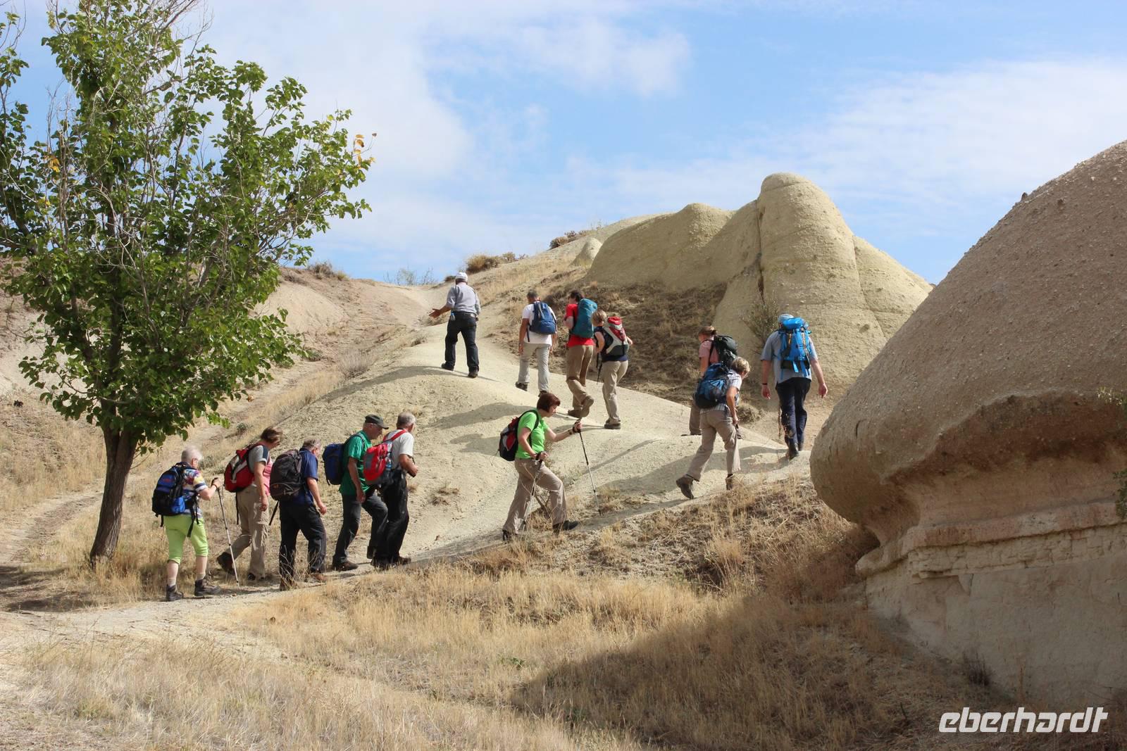 Reisegäste im Tal der Tauben