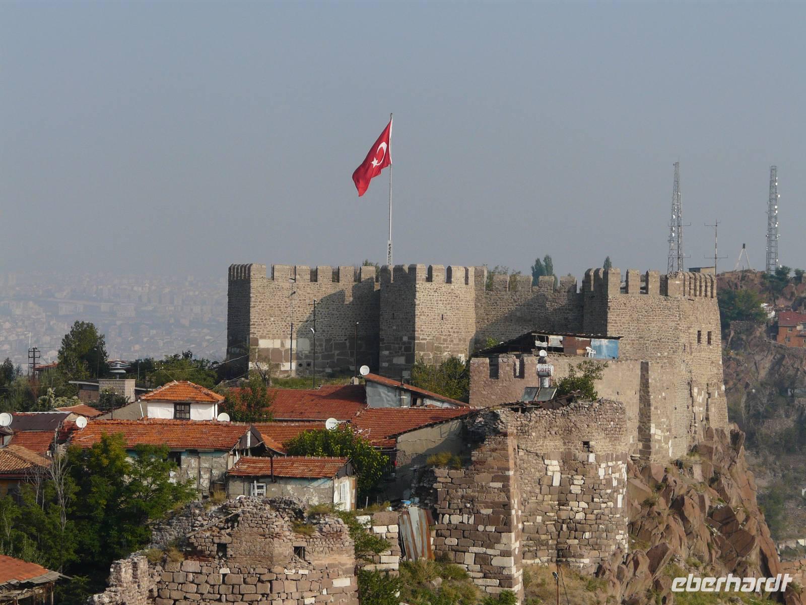 Blick von der Festung über Ankara