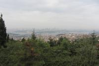 Blick vom Tannenhügel auf Istanbul