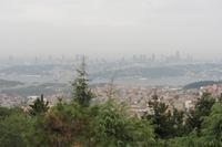 Blick vom Tannenhügel auf Istanbul