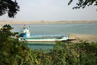 25.10.11 Blick auf eine Euphrat-Fähre