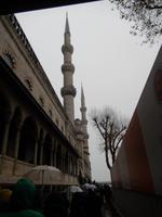 auf dem Weg zur Blauen Moschee