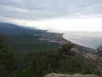 Türkei, Blick vom Zeusaltar auf die Küste