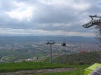 Türkei, Pergamon, Seilbahn auf den Burgberg