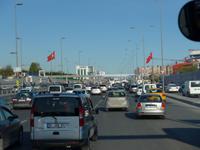 Türkei, Istanbul, Fahrt vom Flughafen